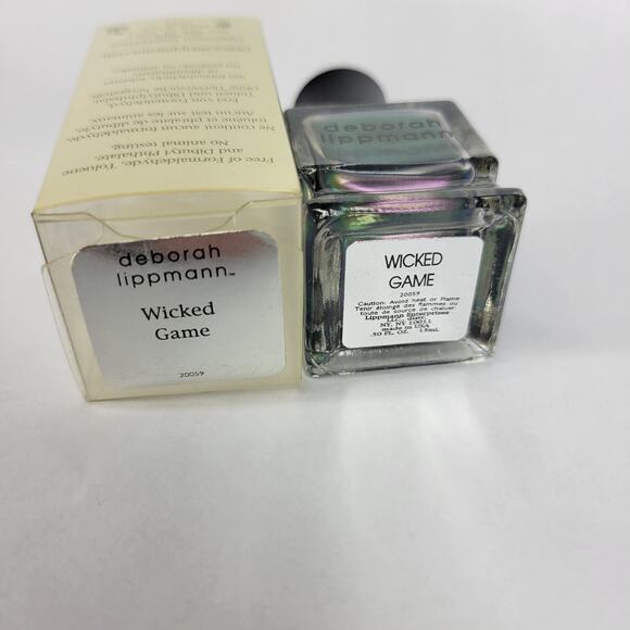 Deborah Lippmann Nail Polish "Wicked Game" NEW Iridescent Holo Chrome - Picture 9 of 9